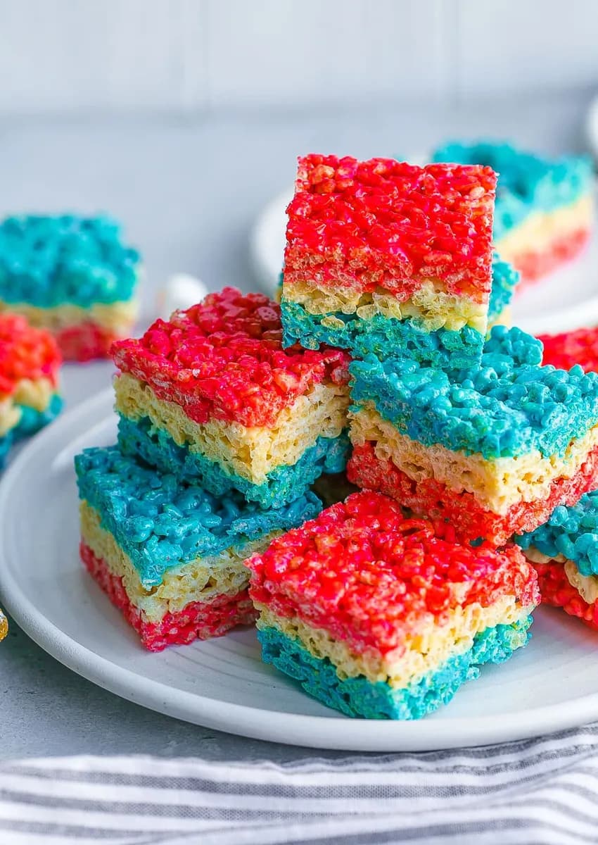4th of July Rice Krispie Treats