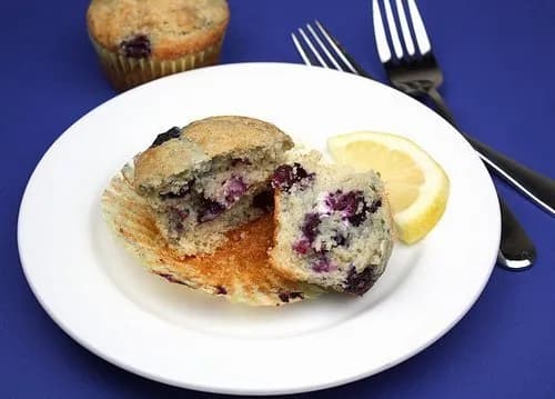 Blueberry Lemon Cream Cheese Muffins