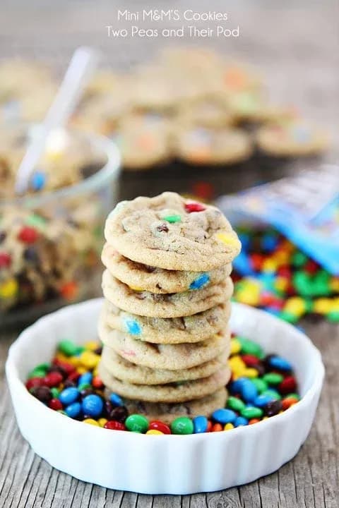 Mini M&M’S Cookies