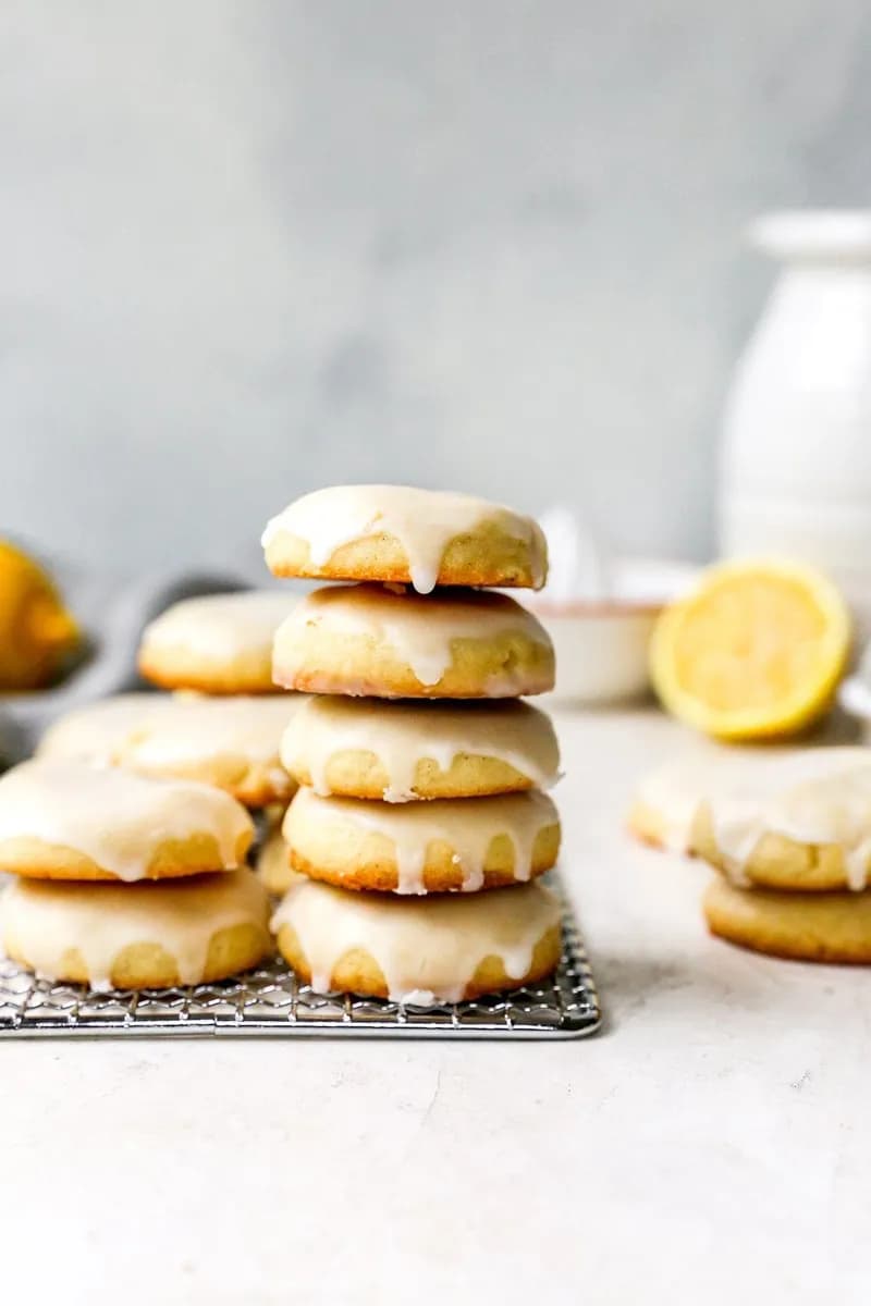 Glazed Lemon Cookies