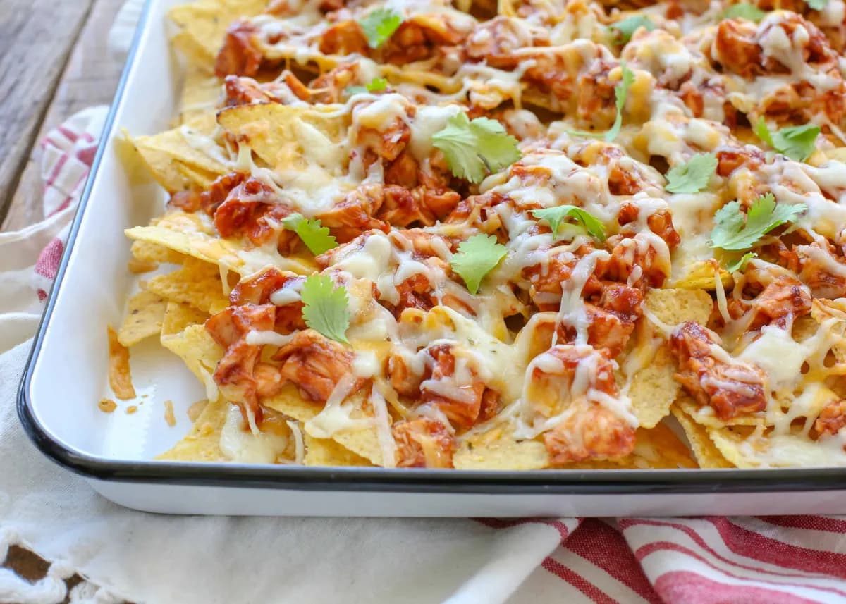 BBQ Chicken Nachos