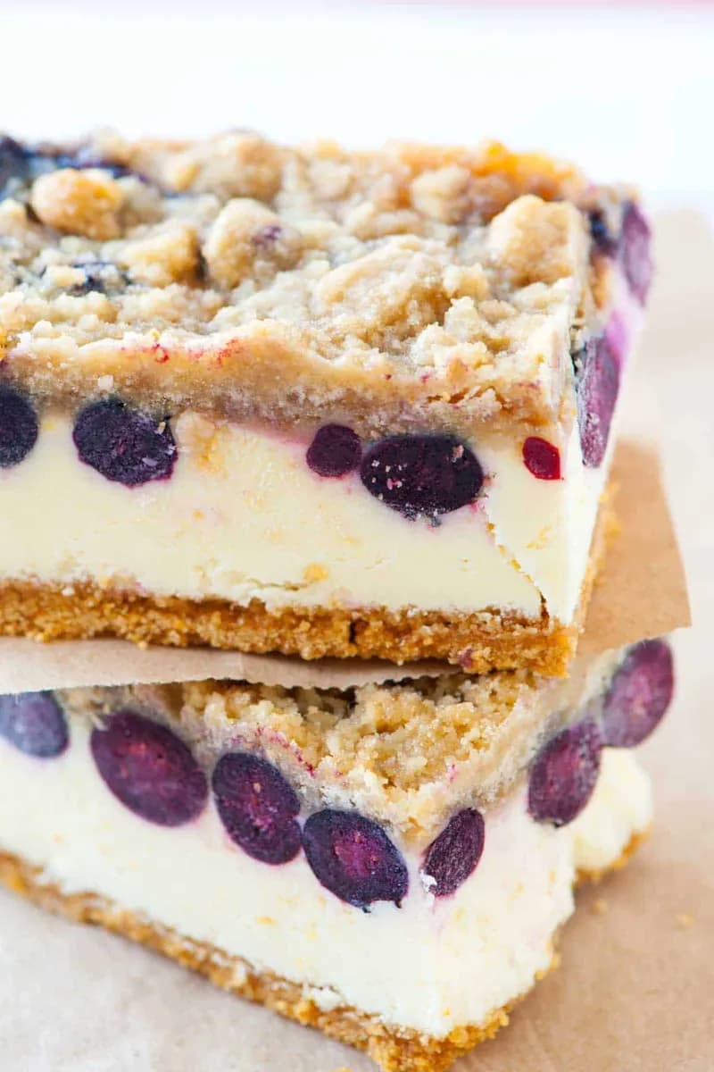 Blueberry Cheesecake Bars