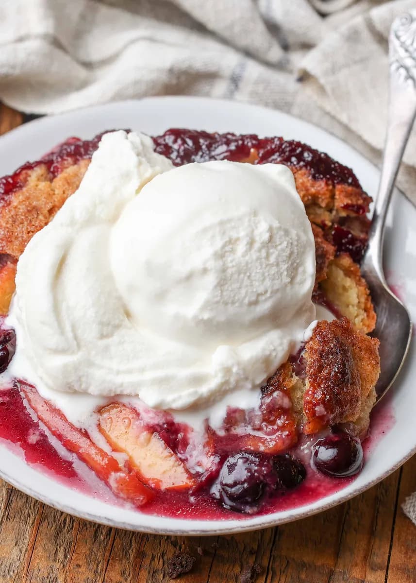 Blueberry Peach Cobbler