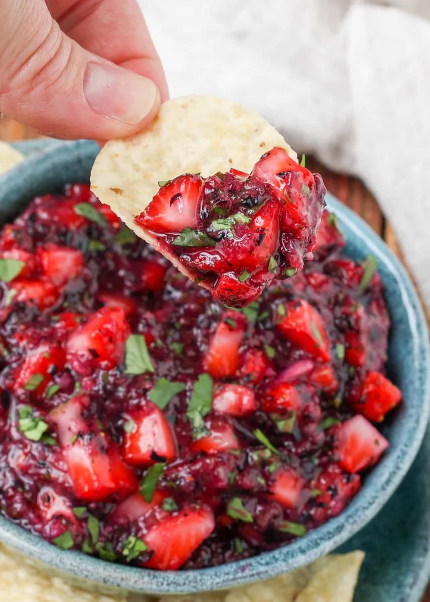 Blueberry Strawberry Salsa