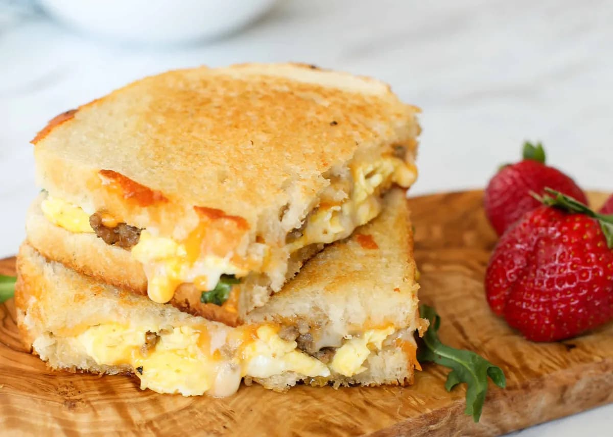 Breakfast Grilled Cheese