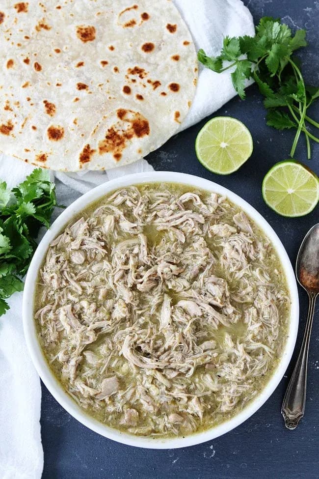 4-Ingredient Instant Pot Chicken Chile Verde