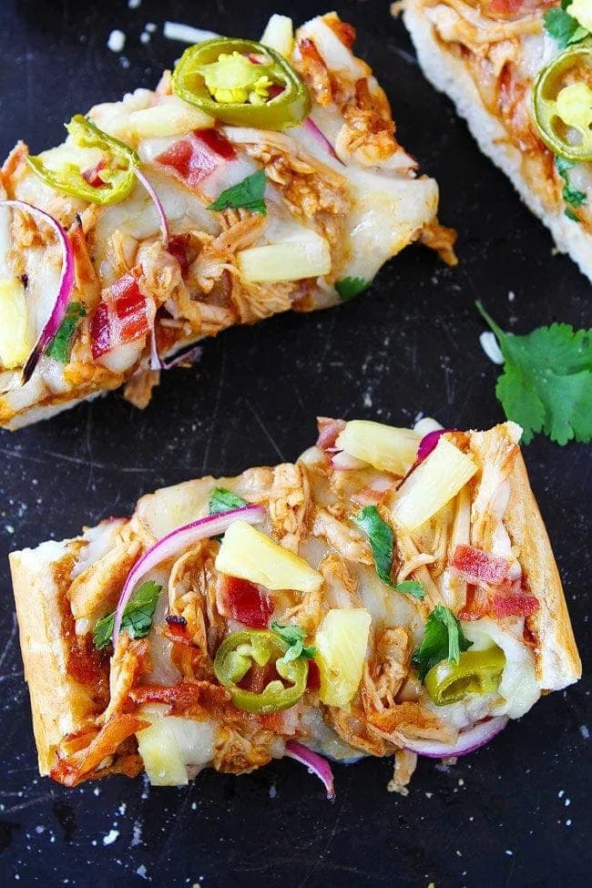 BBQ Chicken French Bread Pizza