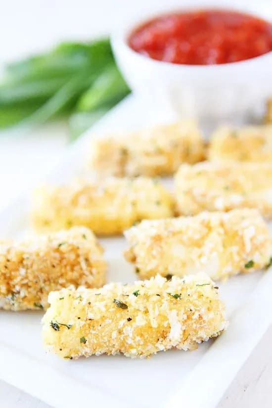 Baked Mozzarella Sticks