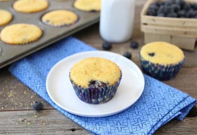 Blueberry Corn Muffins
