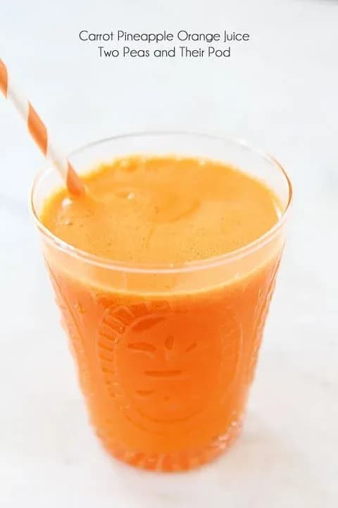 Carrot Pineapple Orange Juice
