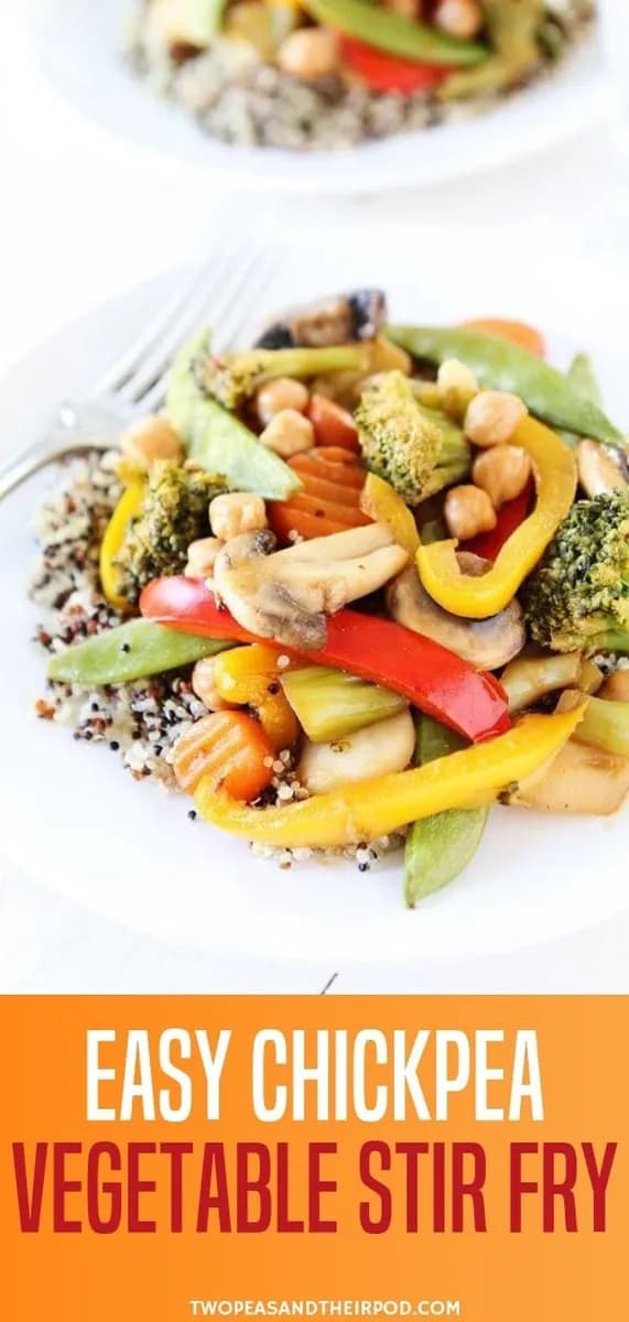 Chickpea Vegetable Stir Fry