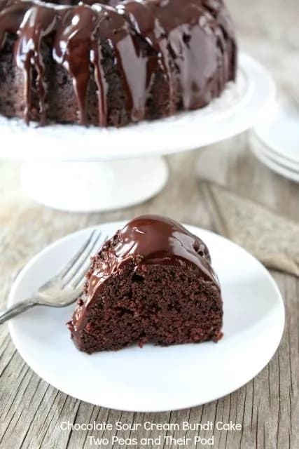 Chocolate Sour Cream Bundt Cake