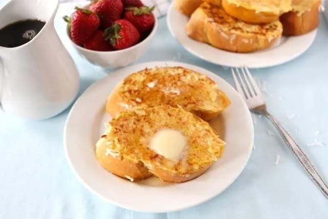 Coconut Crusted French Toast