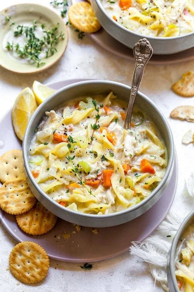 Creamy Chicken Noodle Soup