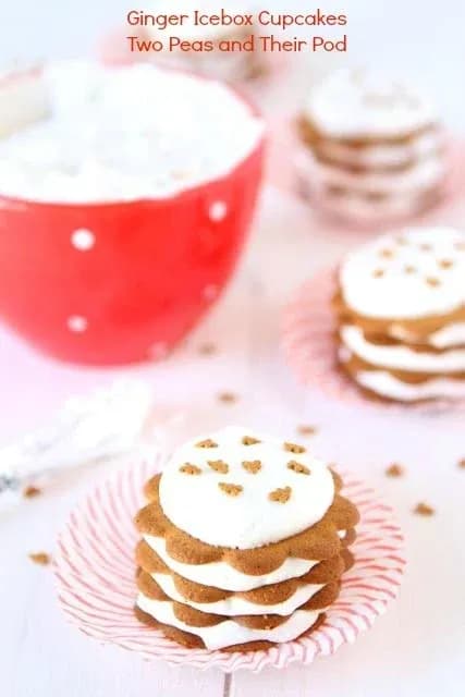 Ginger Icebox Cupcakes