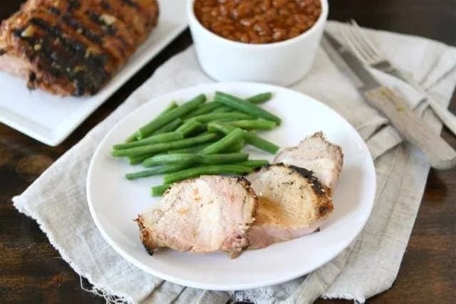 Grilled Honey Mustard Pork Tenderloin