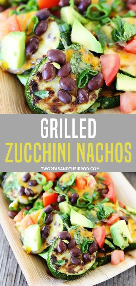 Grilled Zucchini Nachos