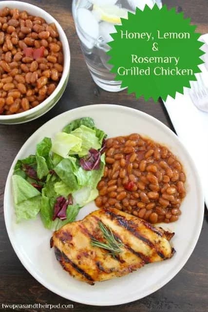 Honey, Lemon & Rosemary Grilled Chicken