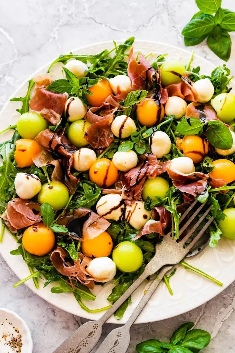 Melon & Prosciutto Salad