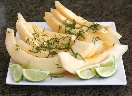 Melon Salad with Mint, Lime, and Sea Salt