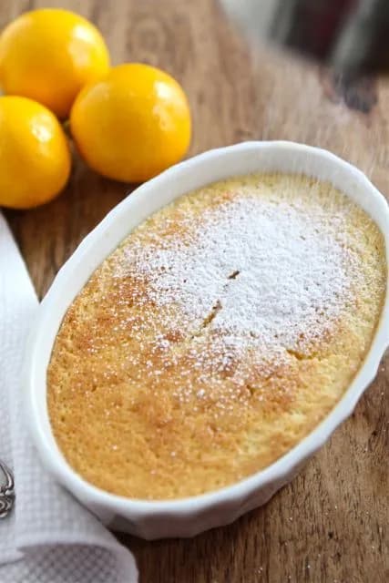 Meyer Lemon Pudding Cake