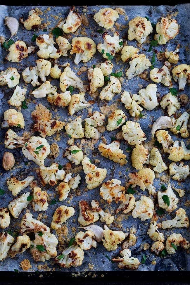 Parmesan Roasted Cauliflower