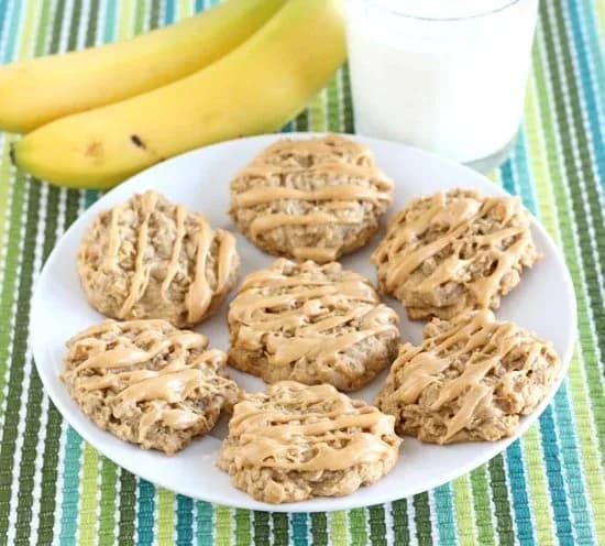 Peanut Butter, Banana, and Honey Cookies