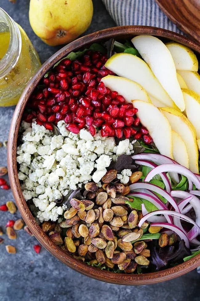 Pear Pomegranate Salad