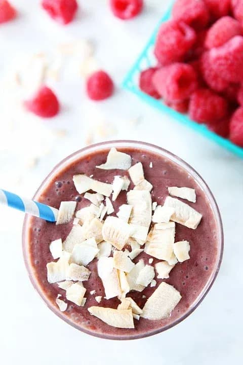 Raspberry Coconut Smoothie