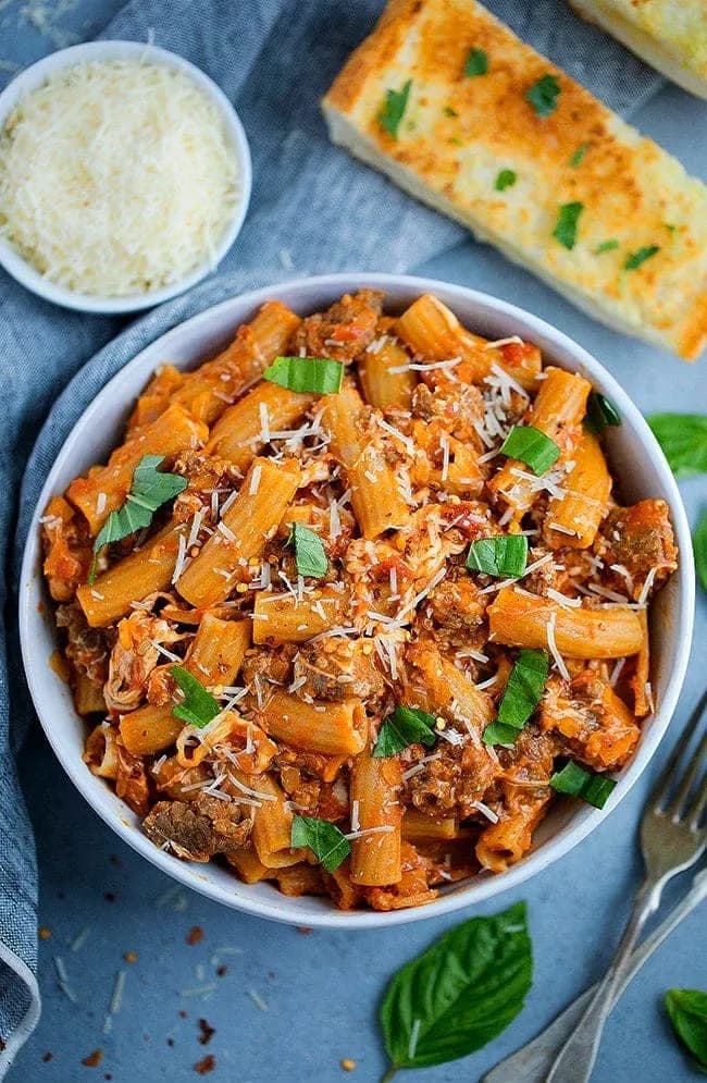 Rigatoni with Sausage
