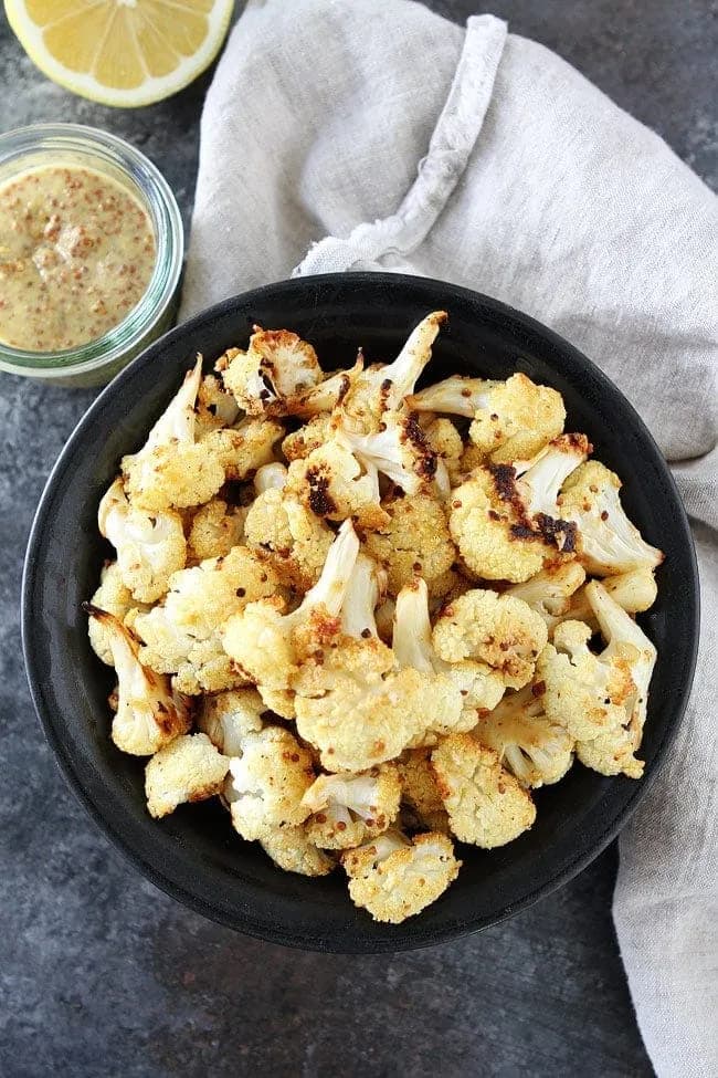 Roasted Mustard Cauliflower
