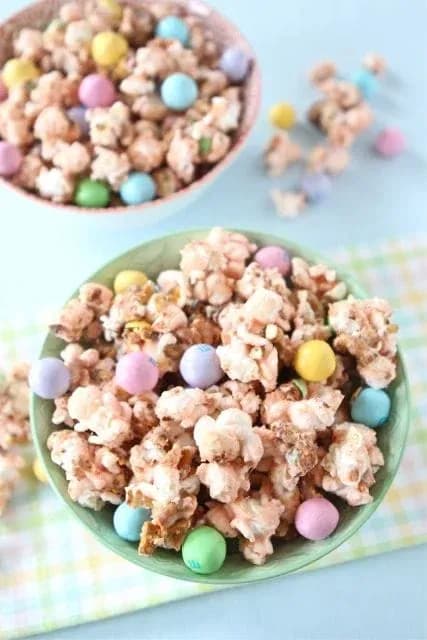 Salted Caramel Easter Popcorn