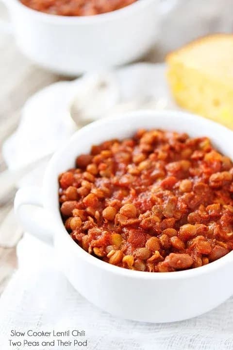 Slow Cooker Lentil Chili
