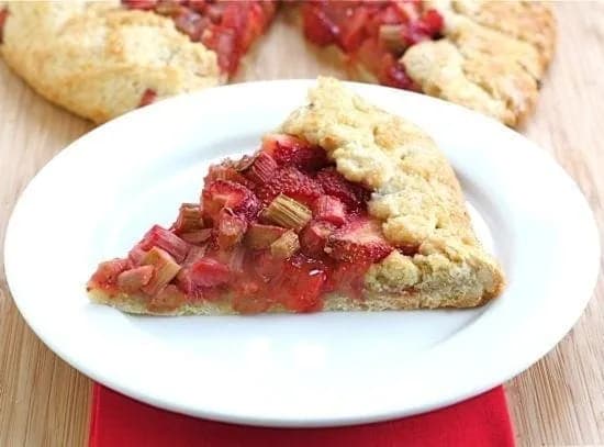 Strawberry Rhubarb Galette