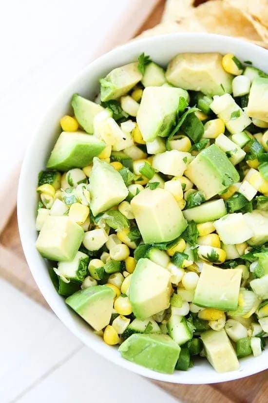 Zucchini, Corn, and Avocado Salsa