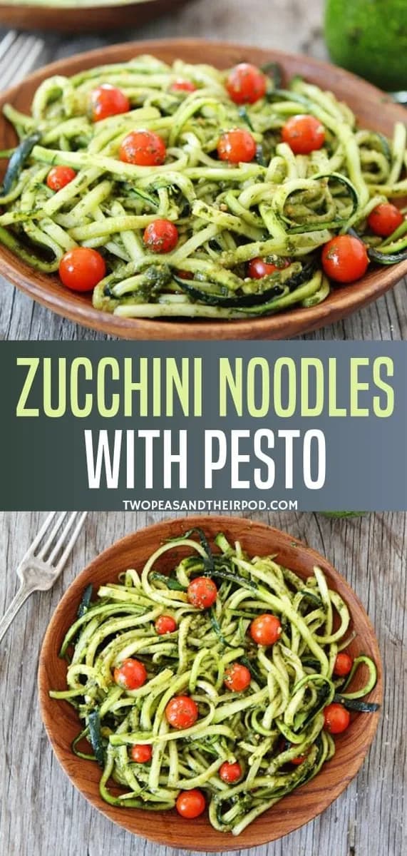 Zucchini Noodles with Pesto